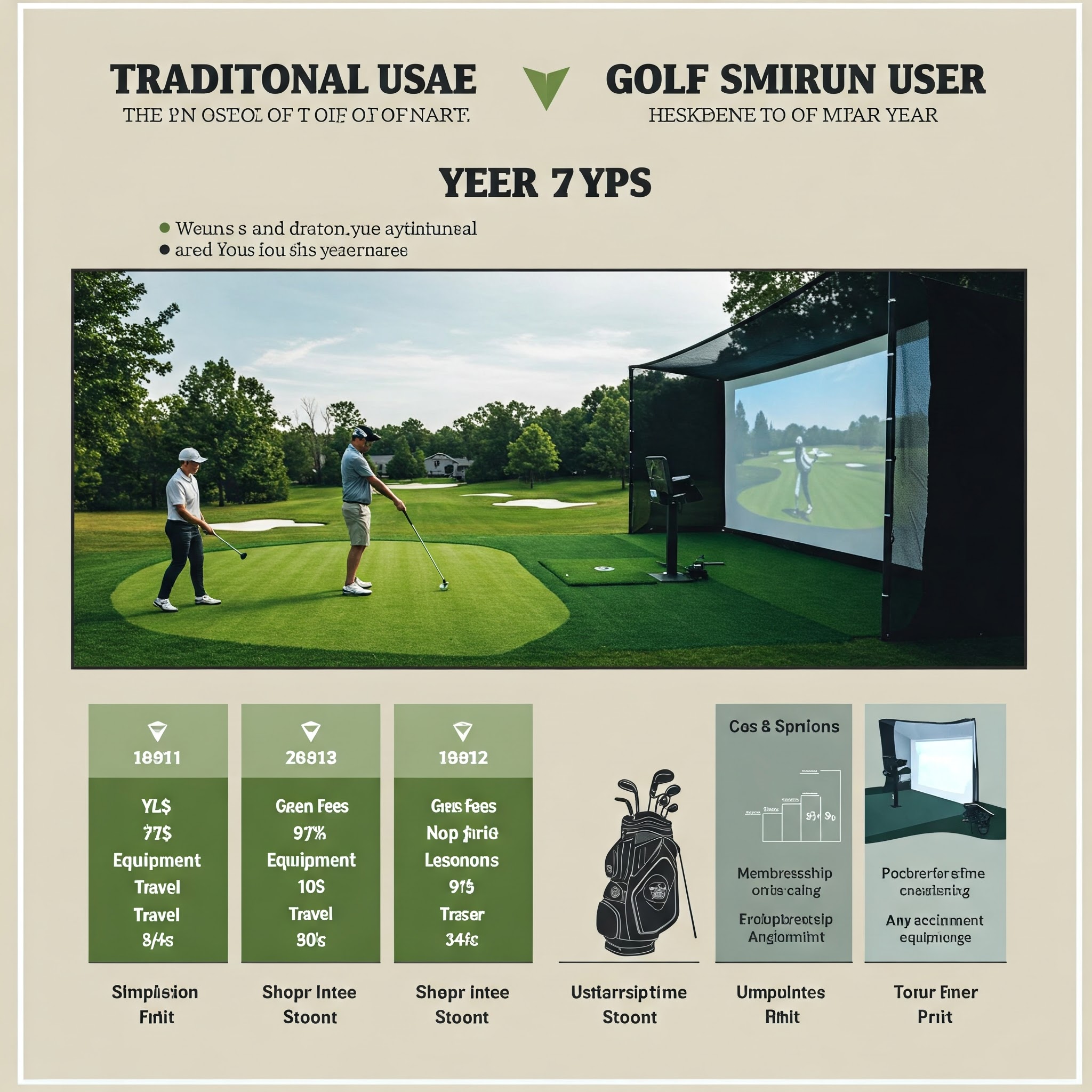 Golf Simulator Cost Savings