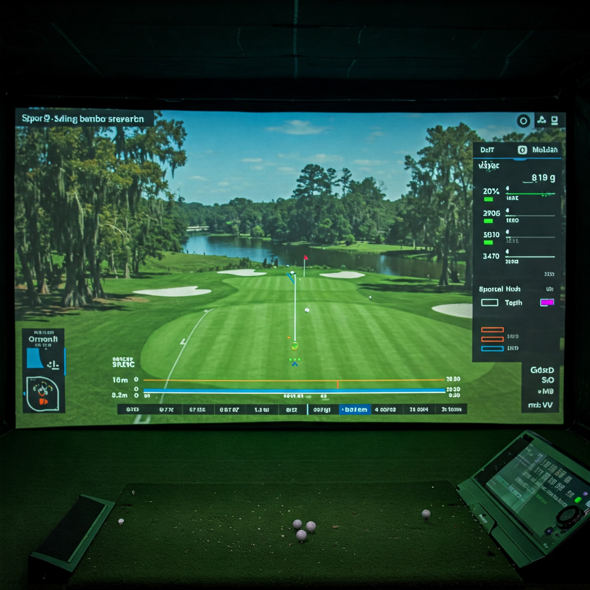 Golf Simulator Swing Analysis